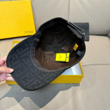 Fendi New Retro Double F Jacquard Versatile Baseball Hat