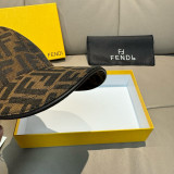 Fendi New Retro Double F Jacquard Versatile Baseball Hat