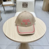 Gucci Classic Embroidered Logo Baseball Hat Couple Versatile Duck Tongue Hat
