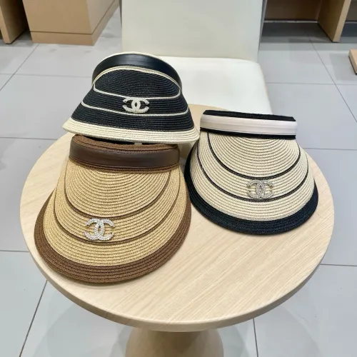 Chanel New Empty Top Hat Women's Color blocked Hair Hoop Hat