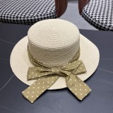 Dior New Straw Hat Sunshade Hat Fisherman's Hat Beach Hat