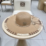 Gucci New Foldable Large Brimmed Straw Hat Beach Hat Sunshade Hat