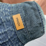 Prada Classic Washed Cowboy Fisherman's Hat Sunshade Cap