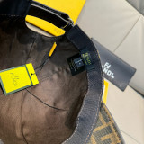 Fendi New Retro Double F Jacquard Versatile Baseball Hat