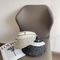 Louis Vuitton New Elegant Splicing Vacation Style Sunshade Top Hat