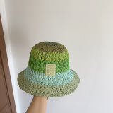 Loewe New Colorful Splicing Vacation Style Fisherman's Hat