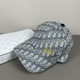 Dior Embroidered Logo Baseball Hat Couple's Versatile Duck Tongue Hat