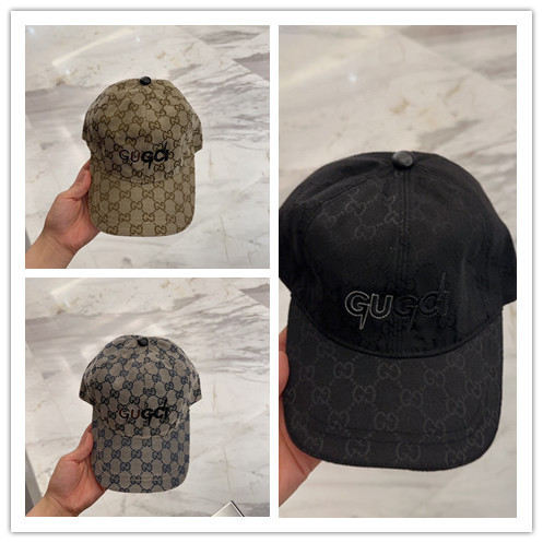Gucci New Classic Embroidered Logo Sunshade Hat Casual Baseball Hat
