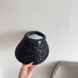 Chanel New Fashion Sparkling Sunshade Top Hat