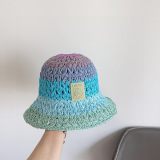 Loewe New Colorful Splicing Vacation Style Fisherman's Hat