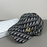 Dior Embroidered Logo Baseball Hat Couple's Versatile Duck Tongue Hat