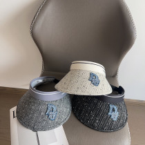 Dior New Fashion Patchwork Embroidered Sunshade Ceiling Hat