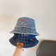 Dior New Little Bear Embroidered Cowboy Fisherman's Hat
