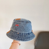 Dior New Little Bear Embroidered Cowboy Fisherman's Hat