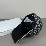 Dior Embroidered Logo Baseball Hat Couple's Versatile Duck Tongue Hat