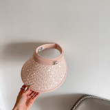 Chanel New Fashion Sparkling Sunshade Top Hat