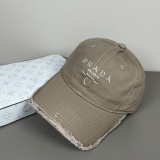 Prada Personalized Logo Printed Baseball Hat New Tassel Duck Tongue Hat