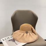 Chanel New Elegant Chinese Style Large Brimmed Sunshade Fisherman's Hat