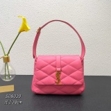 Yves Saint Laurent Classic Logo Flip up Diamond Pattern Quilted Underarm Bag Size: 24×18×5.5 CM