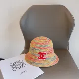 Chanel New Small Fragrant Mixed Color Bucket Hat Versatile Fisherman's Hat