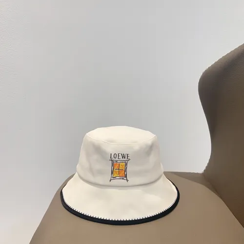 Loewe New Logo Printed Color blocked Bow Fishing Hat
