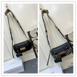 Dior Classic Embroidered Shoulder Strap Flip Shoulder Cross Bag Size: 24x12.5x5 CM