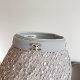 Chanel New Fashion Sparkling Sunshade Top Hat