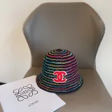 Chanel New Small Fragrant Mixed Color Bucket Hat Versatile Fisherman's Hat