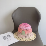 Loewe New Colorful Splicing Vacation Style Fisherman's Hat