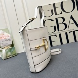 Gucci 73 Series Mini Horseclip Bucket Bag Shoulder Bag Size: 18.5 × 20 × 8.5 CM