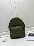 Dior Unisex Classic Embossed Logo Leather Backpack