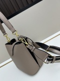 Prada Fashion Elegant Sheepskin Lock Crossbody Bag Handbag Size: 19x18x12 CM