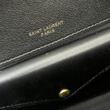 Yves Saint Laurent Classic Collar Flap Sheepskin Handheld Chain Envelope Bag Size: 24 × 14 × 6 CM
