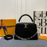 Louis Vuitton Capucines Leather Shoulder Handbag