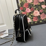 Chanel Classic Double C Diamond Grid Chain Bag Size: 18x13x9 CM