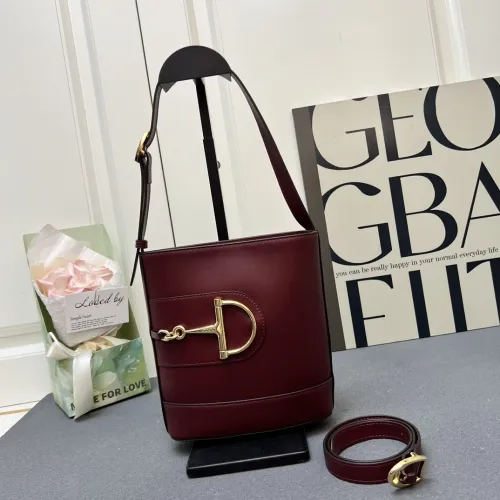 Gucci 73 Series Mini Horseclip Bucket Bag Shoulder Bag Size: 18.5 × 20 × 8.5 CM