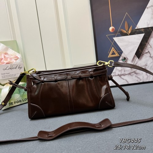 Prada Lus Solf Hand Bag Fashion Messenger Bag Size:26*14*12CM