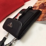 Prada Unisex New Mobile Bag Crossbody Bag Size: 12x19x2.5 CM