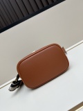 Prada Fashion Elegant Sheepskin Lock Crossbody Bag Handbag Size: 19x18x12 CM