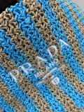 Prada New Hollow Lafite Grass Woven Tote Bag Handbag Size: 50x13x13 CM