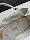 Prada Fashion Elegant Linen Leather Tote Bag Crossbody Bag Size: 30x20x15 CM