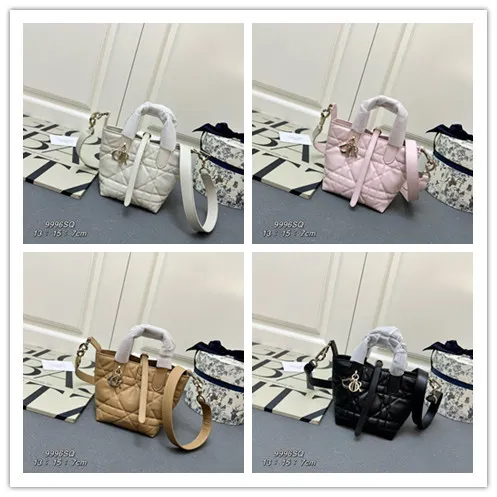 Dior Mini Vertical Toujours Leather Tote Bag Shopping Bag Diagonal Cross Bag Size: 13x15x12 CM