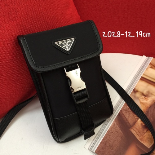 Prada Unisex New Mobile Bag Crossbody Bag Size: 12x19x2.5 CM