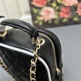 Chanel Classic Double C Diamond Grid Chain Bag Size: 18x13x9 CM