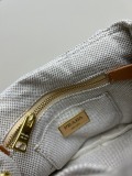 Prada Fashion Elegant Linen Leather Tote Bag Crossbody Bag Size: 22x15x12 CM