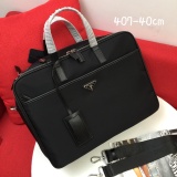 Prada New Men's Classic Business Handcase Crossbody Bag Size: 40x30x12CM