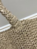 Prada New Hollow Lafite Grass Woven Tote Bag Handbag Size: 50x13x13 CM