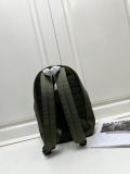 Dior Unisex Classic Embossed Logo Leather Backpack