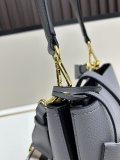 Prada Fashion Elegant Sheepskin Lock Crossbody Bag Handbag Size: 19x18x12 CM