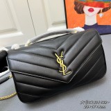 Yves Saint Laurent Classic Knitted Sheepskin Handbag Size: 29 × 17 × 8 CM